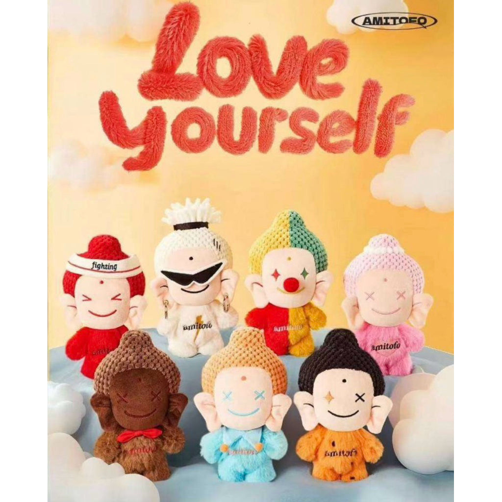 Original Idea Burst AMITOFO Love Yourself Series Plush Toys Blind Box 要爱自己呀毛绒挂件系列