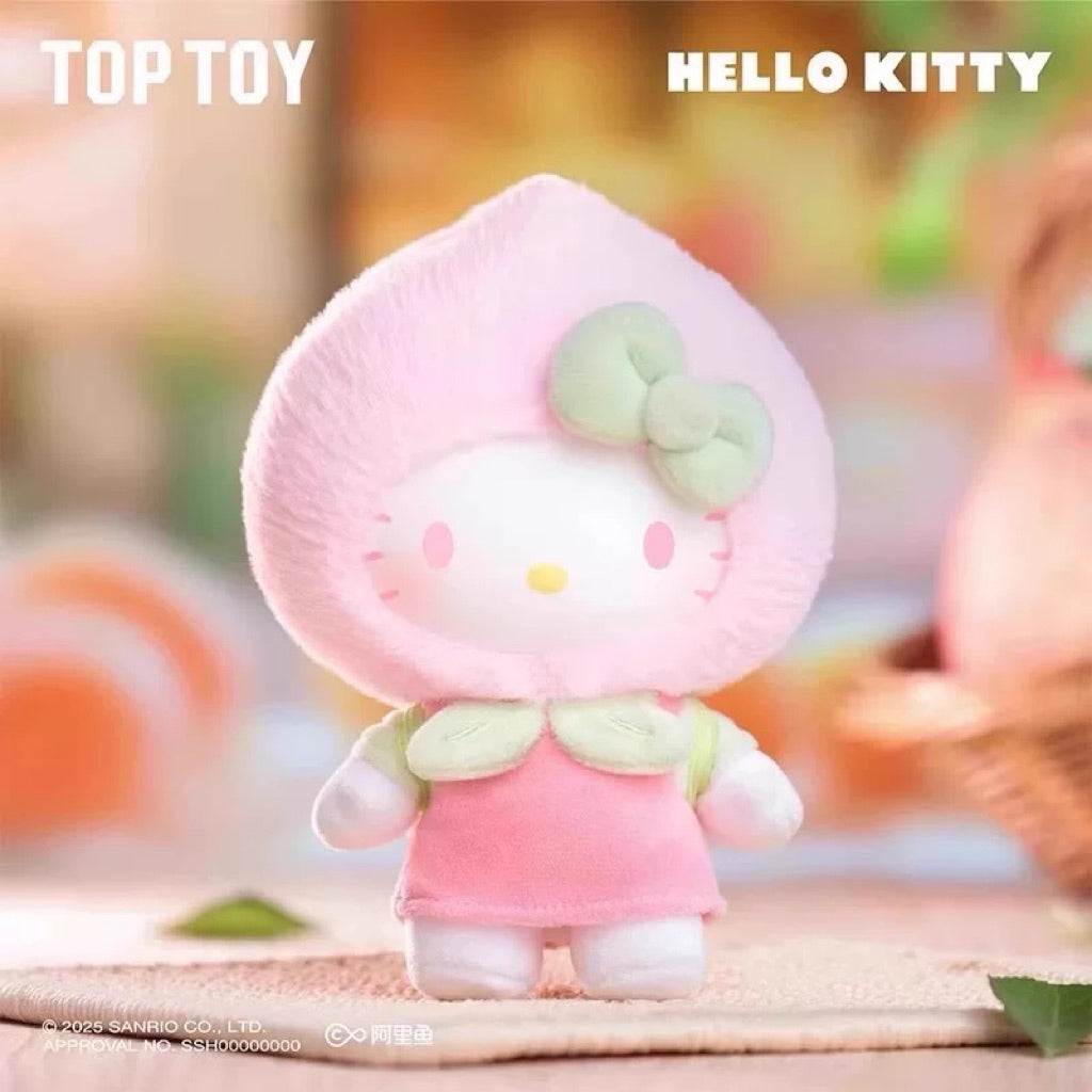 Original TOPTOY Sanrio Hello Kitty Fruity Paradise Series Vinyl Plush Blind Box 果香乐园系列毛绒挂件盲盒