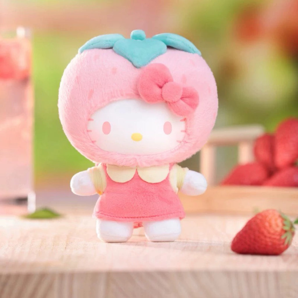Original TOPTOY Sanrio Hello Kitty Fruity Paradise Series Vinyl Plush Blind Box 果香乐园系列毛绒挂件盲盒