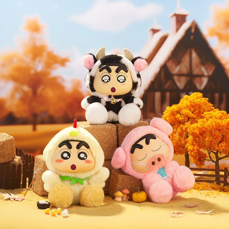 LDCX Shin Chan Ranch Story Plush Blind Box Vol.3 Series 蜡笔小新 搪胶毛绒3代牧场物语系列 [盲盒 / 端盒]