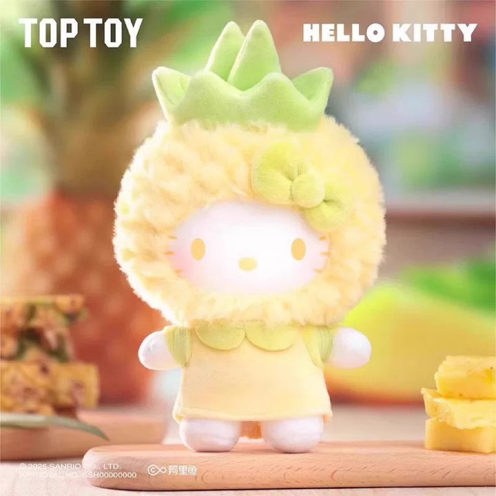 Original TOPTOY Sanrio Hello Kitty Fruity Paradise Series Vinyl Plush Blind Box 果香乐园系列毛绒挂件盲盒