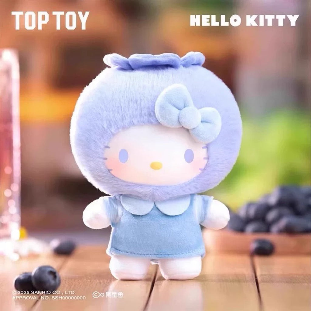 Original TOPTOY Sanrio Hello Kitty Fruity Paradise Series Vinyl Plush Blind Box 果香乐园系列毛绒挂件盲盒