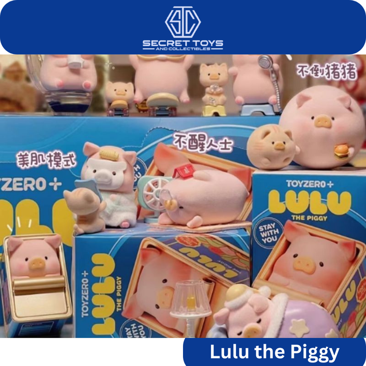 Original ToyZeroPlus Lulu The Piggy - Stay With You Series Blind Box 正版罐头猪LuLu宅猪相伴日常盲盒手办可爱女生礼物公仔玩偶摆件