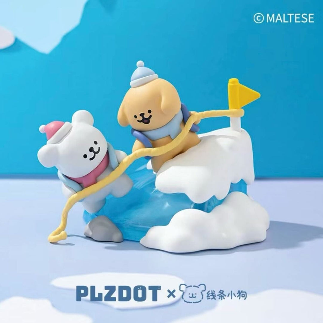 Original PLZDOT Maltese's Travel Diary 2 Blind Box 线条小狗2的旅行日记盲盒