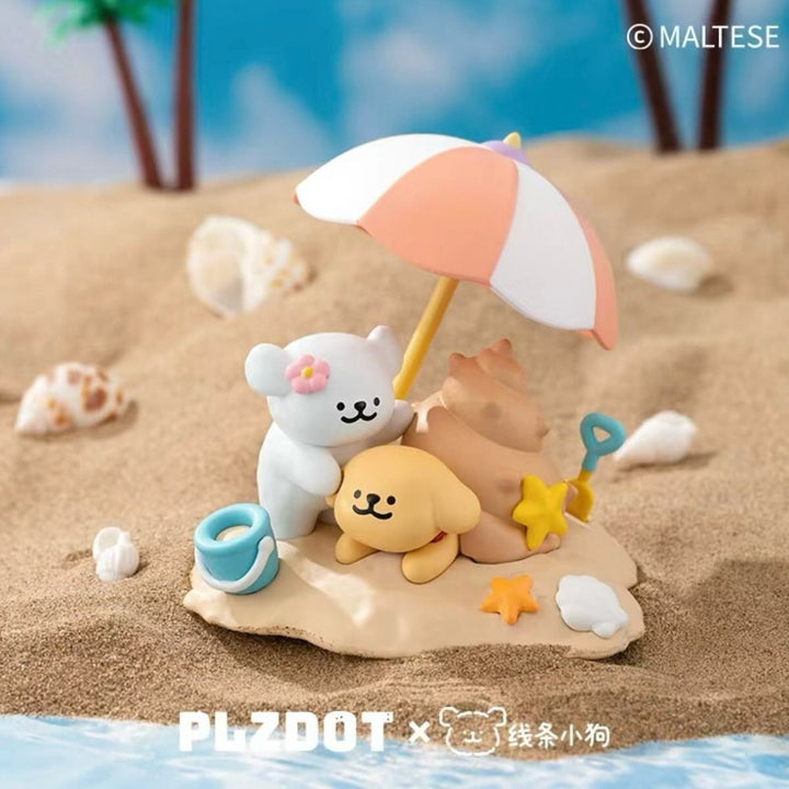 Original PLZDOT Maltese's Travel Diary 2 Blind Box 线条小狗2的旅行日记盲盒