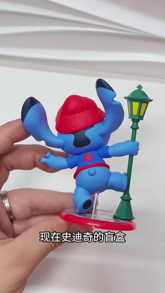 Original TOPTOY Marvel Stitch Cosbi Collection 漫威史迪仔史迪奇COSBI盲盒迷你人偶系列盲盒可爱情绪小狗