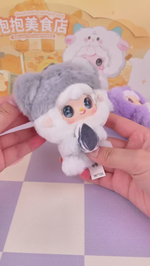 Original YOOKI V10 Hug Gourmet Restaurant Limited Series Plush Blind Box yooki氧氧十代抱抱美食店盲盒毛绒包包挂件送可爱女生