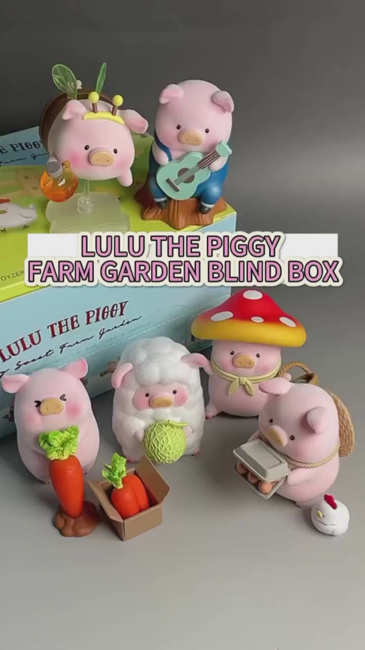 Original TOYZERO+ LuLu The Piggy Farm Garden Blind Box 露露罐头猪LuLu农场系列盲盒可爱手办周边心意礼物指定款桌面摆件