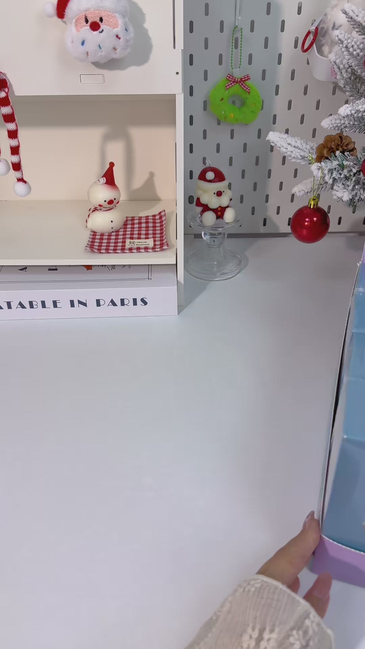 Original Mofusand Kiramekko Shiny Shark Cat Plush Keychain Blind Box – Brown Cat Soft Vinyl Doll Gift