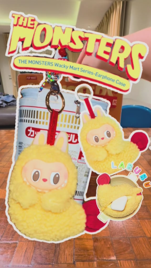 Original POPMART THE MONSTERS Wacky Mart Series-Earphone Case 怪兽世界疯狂超市系列-耳机盒