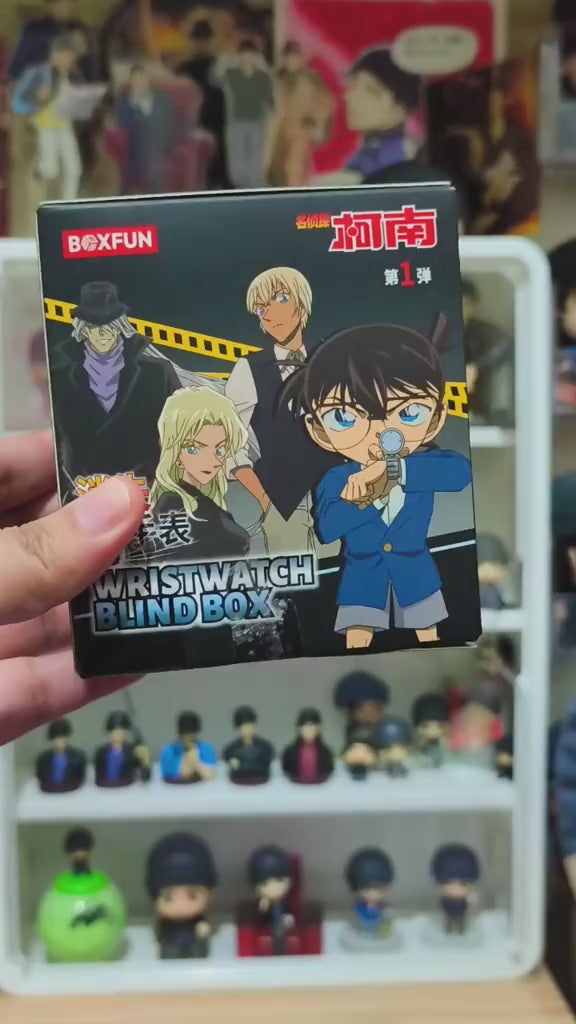 Original Detective Conan Wrist Watch Blind Box 正版麦和名侦探柯南盲盒消失的手表学生腕表生日七夕礼物