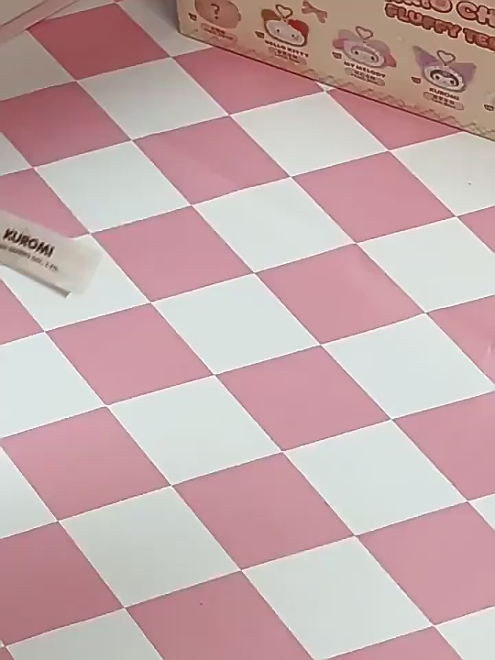 Original TOPTOY Sanrio Characters Fluffy Teddy Bear Series Blind Box 三丽鸥家族绒绒小熊系列搪胶毛绒挂件酷洛米美乐蒂盲盒礼物