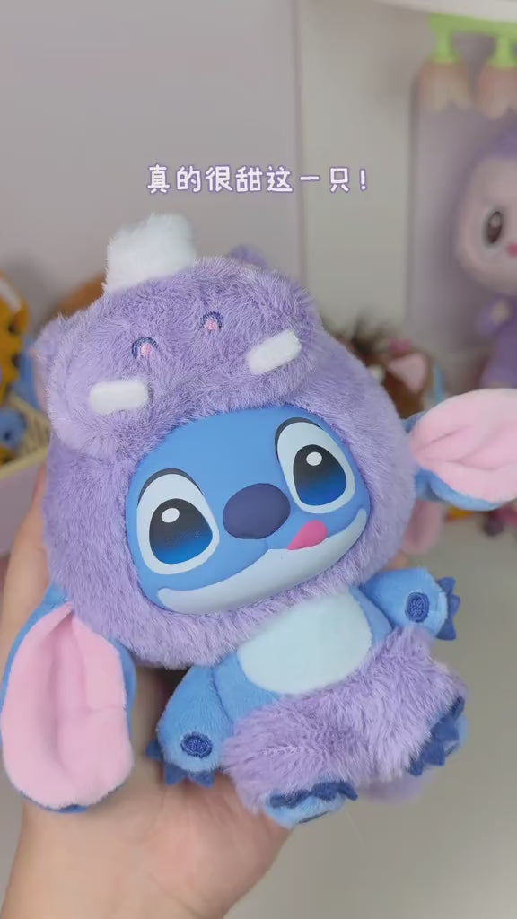 Original TOPTOY Stitch Wild Animal Series Blind Box 新品TOPTOY史迪奇野性动物系列搪胶毛绒盲盒潮玩公仔挂件生日礼物