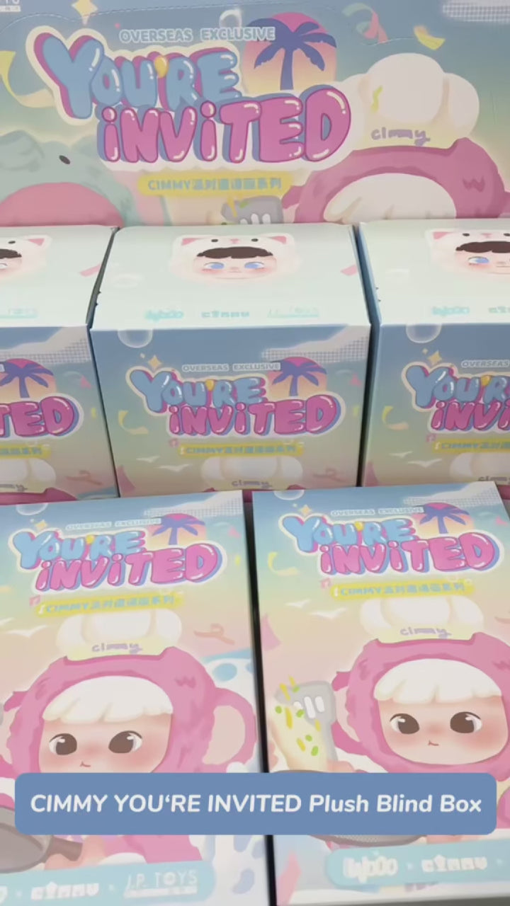 Original Hidden Woo Cimmy You're Invited Series Blind Box 派对邀请函系列