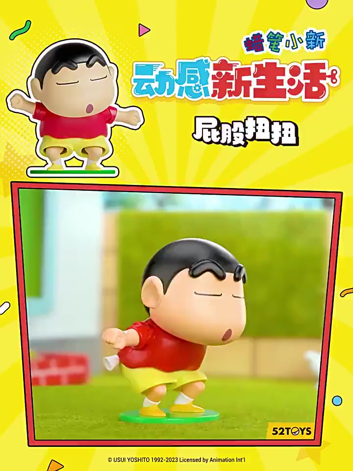 ORIGINAL 52Toys Crayon Shin Chan Dynamic Shin-Life Anime Moving Collections Figure