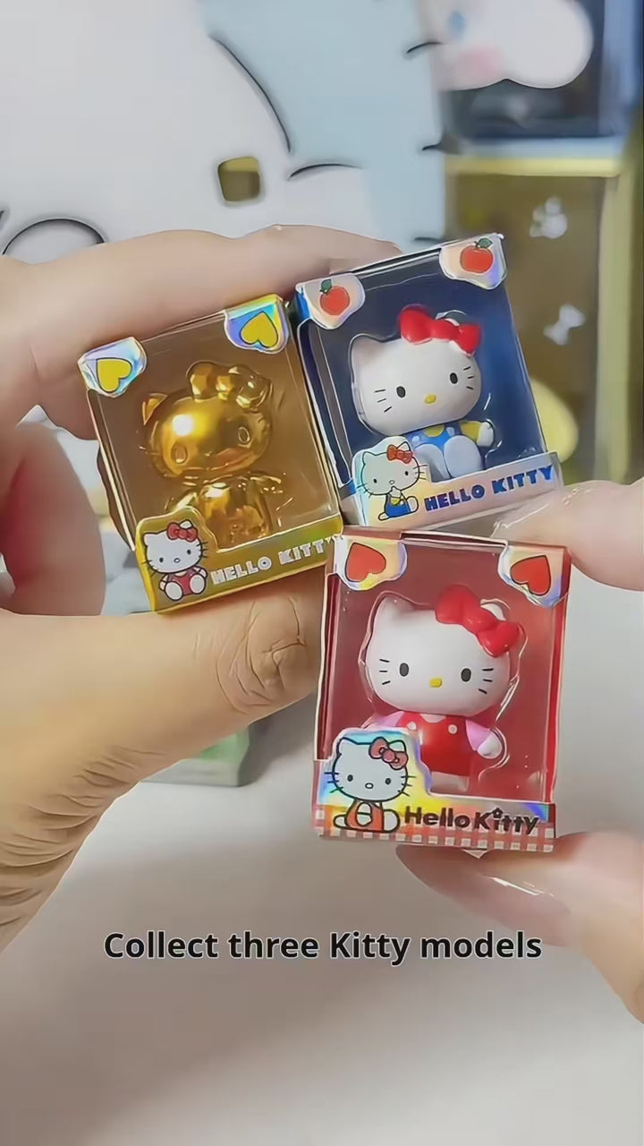 Original Sanrio Family Rice Grain Doll First Blind Box 三丽鸥家族米粒公仔第一弹系列盲盒库洛米凯蒂猫周边玩具摆件