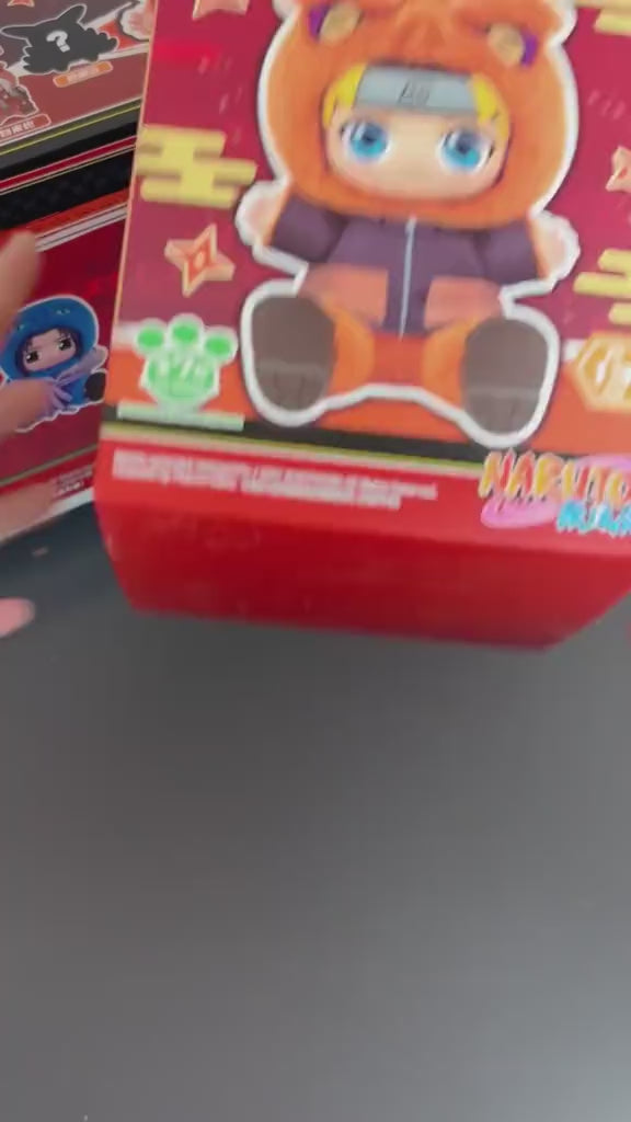 Ready Stock EAKI Naruto Sitting Series Soft Vinyl Plush – Naruto / Kakashi / Sasuke Blind Box Gift