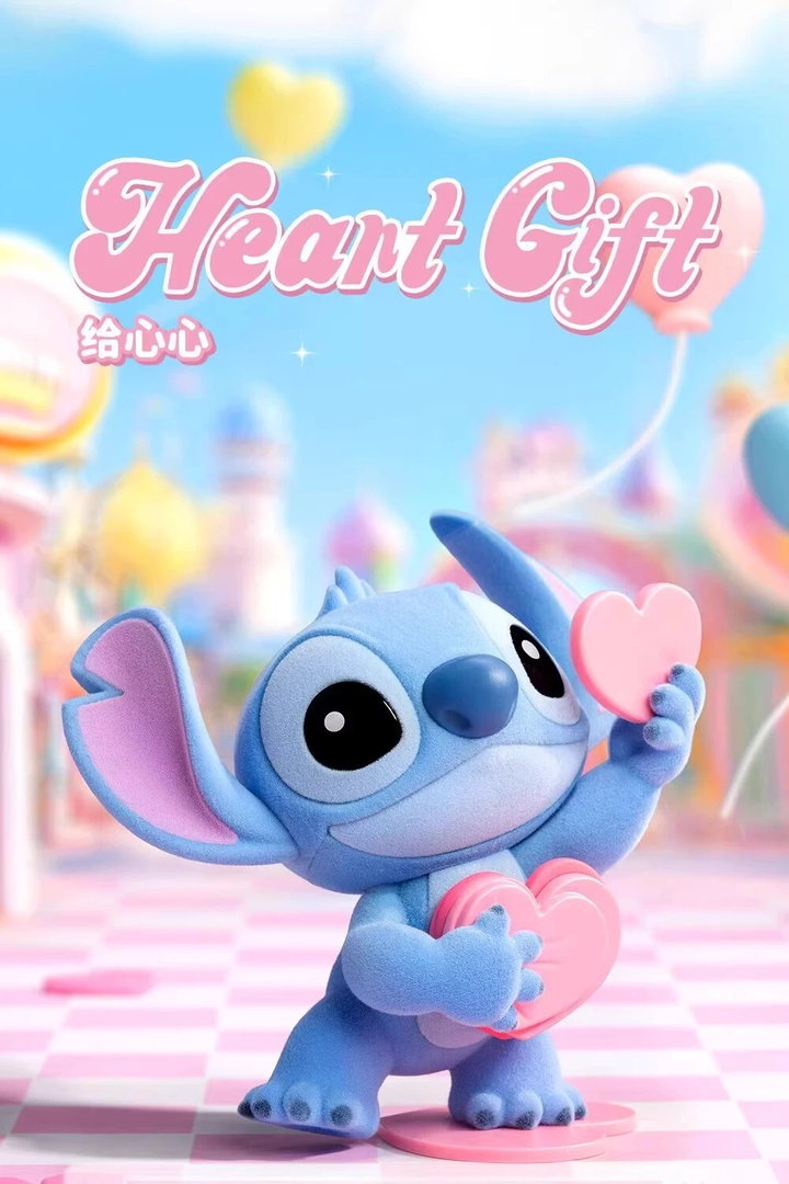Original 52TOYS Disney Stitch Sweet Pink Series Blind Box Figure 52TOYS迪士尼史迪奇暖粉盲盒史迪仔手办摆件