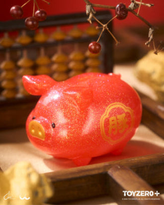 Original ToyZeroPlus Lulu The Piggy - Lucky Fortune Piggy Series Blind Box 罐头猪lulu解答之猪盲盒招财桌面摆件女生新年礼物