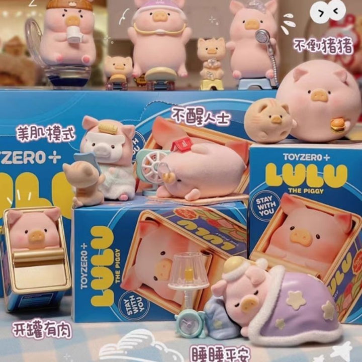 Original ToyZeroPlus Lulu The Piggy - Stay With You Series Blind Box 正版罐头猪LuLu宅猪相伴日常盲盒手办可爱女生礼物公仔玩偶摆件