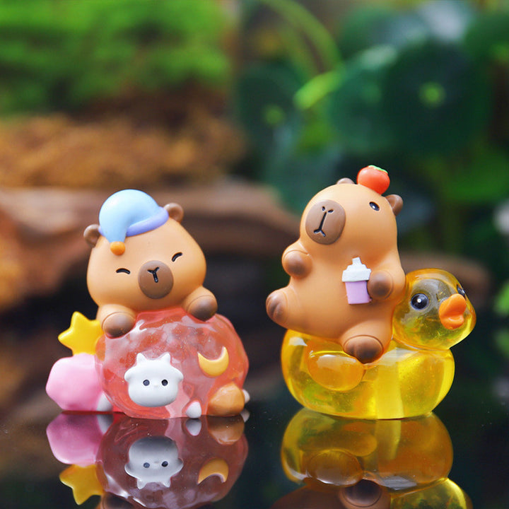 The Daily Life Of DAHANPI Capibala Blind Box Toys Figure 憨态水豚大憨批卡皮巴拉的日常盲盒