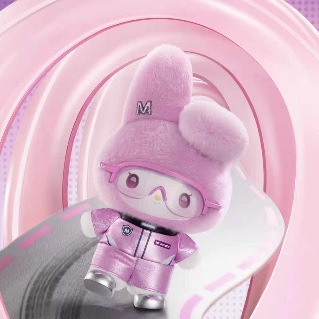 Sanrio Cyber Era Series Trendy Toy Vinyl Plush Blind Box Keychain Gift 三丽鸥赛博纪元系列潮玩搪胶毛绒盲盒挂件礼物