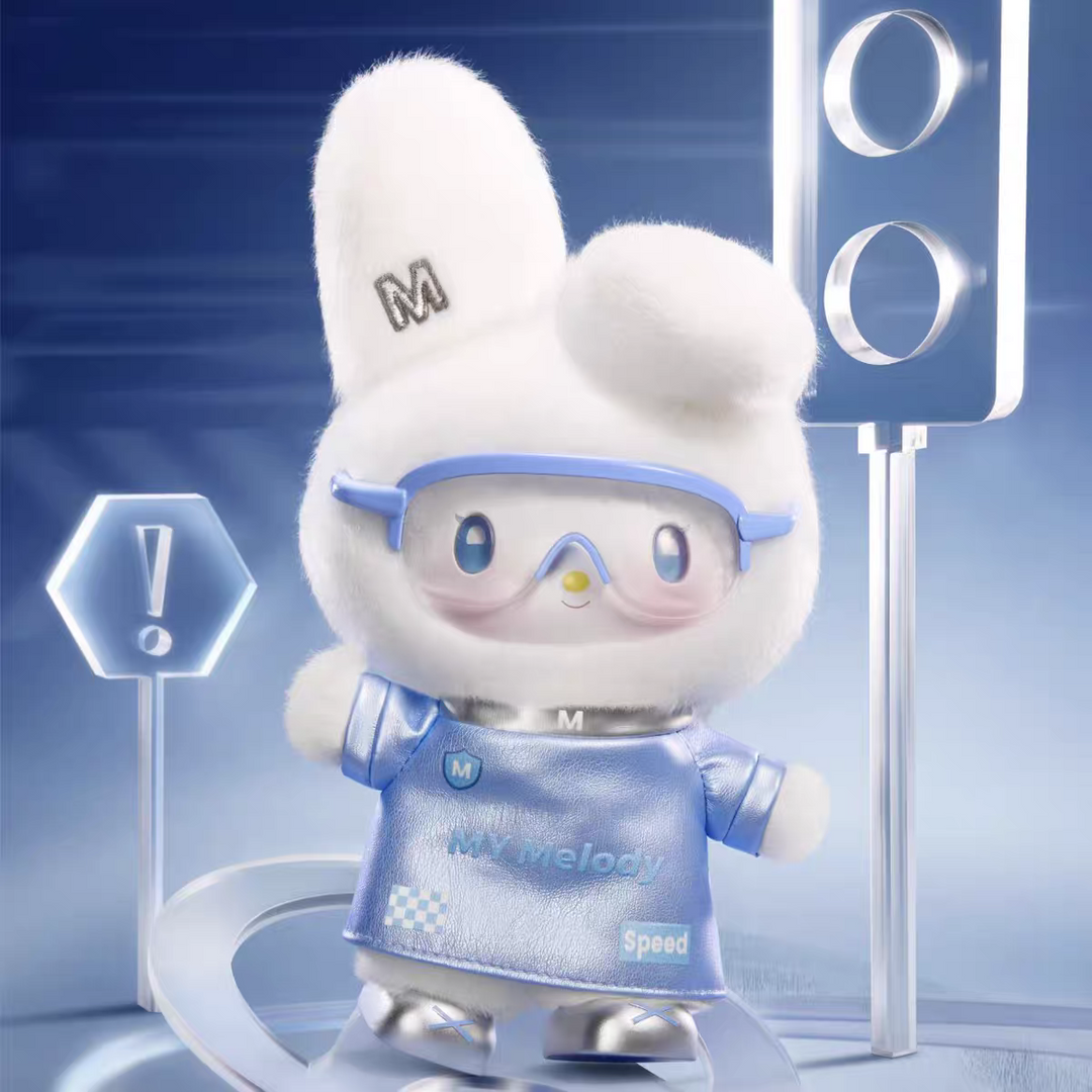Sanrio Cyber Era Series Trendy Toy Vinyl Plush Blind Box Keychain Gift 三丽鸥赛博纪元系列潮玩搪胶毛绒盲盒挂件礼物