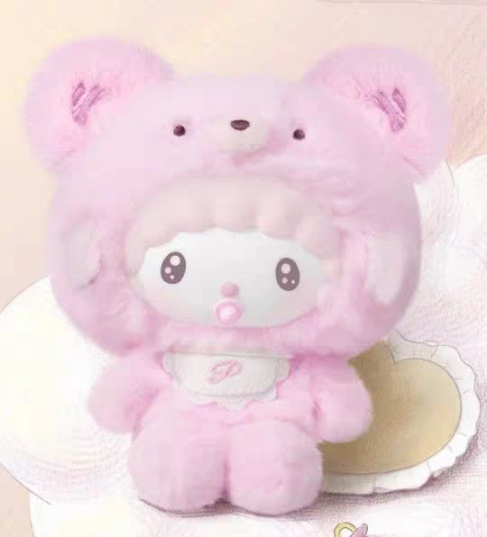 TOPTOY Sanrio Characters Little Bear Planet Series Plush Keychains Blind Box Cute Bag Charms Dolls 三丽鸥家族小熊星球系列毛绒挂饰盲盒包挂玩偶