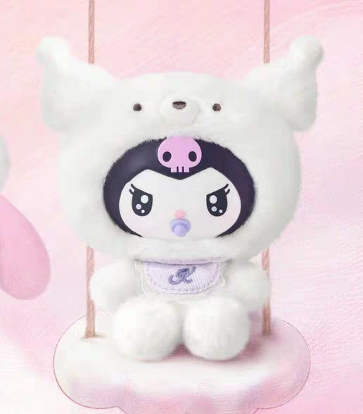 TOPTOY Sanrio Characters Little Bear Planet Series Plush Keychains Blind Box Cute Bag Charms Dolls 三丽鸥家族小熊星球系列毛绒挂饰盲盒包挂玩偶