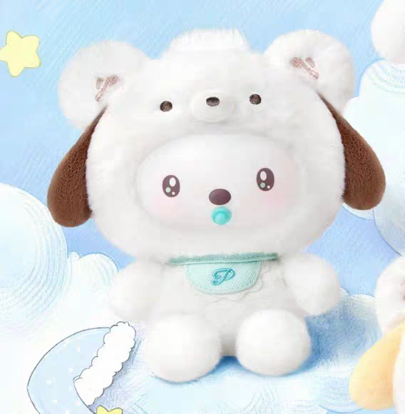 TOPTOY Sanrio Characters Little Bear Planet Series Plush Keychains Blind Box Cute Bag Charms Dolls 三丽鸥家族小熊星球系列毛绒挂饰盲盒包挂玩偶