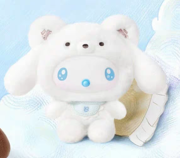 TOPTOY Sanrio Characters Little Bear Planet Series Plush Keychains Blind Box Cute Bag Charms Dolls 三丽鸥家族小熊星球系列毛绒挂饰盲盒包挂玩偶