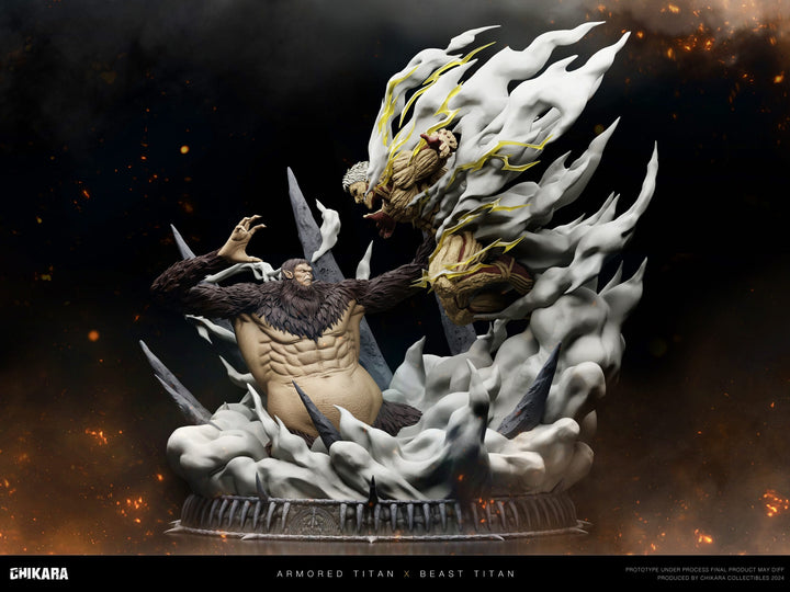 CHIKARA Studio - Attack on Titan Armored Titan VS Beast Titan