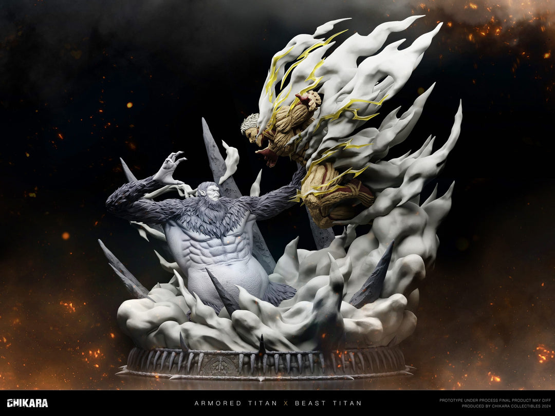 CHIKARA Studio - Attack on Titan Armored Titan VS Beast Titan