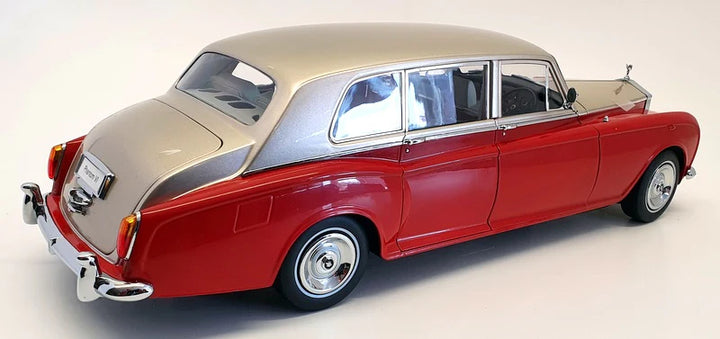 Kyosho 1/18 Scale 08905RLB -1968 Rolls Royce Phantom VI - Red/Light Beige